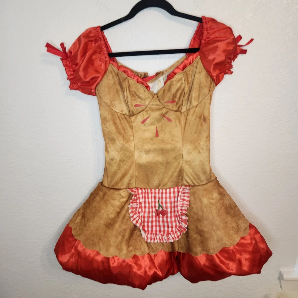 Dreamgirl Hot Cherry Pie Dreamgirl Costume 4558  Renaissance medieval size M - Picture 4 of 16